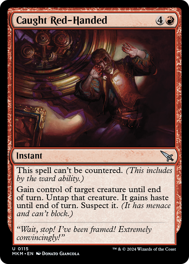 Caught Red-Handed [Murders at Karlov Manor] - Magic: The Gathering - Card Brawlers | Quebec | Canada |