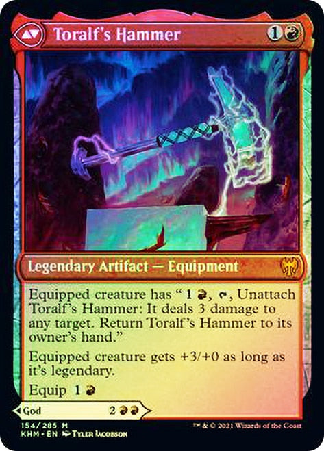 Toralf, God of Fury // Toralf's Hammer [Kaldheim Prerelease Promos] - Magic: The Gathering - Card Brawlers | Quebec | Canada |
