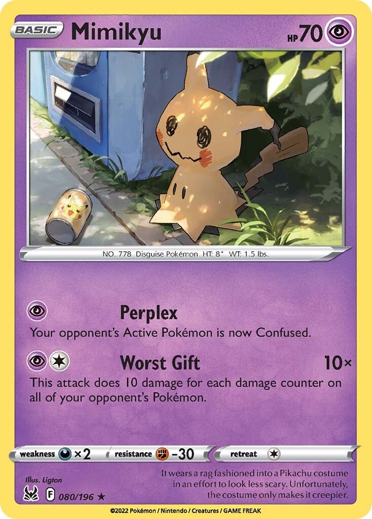 Mimikyu (080/196) [Sword & Shield: Lost Origin] - Pokémon - Card Brawlers | Quebec | Canada |