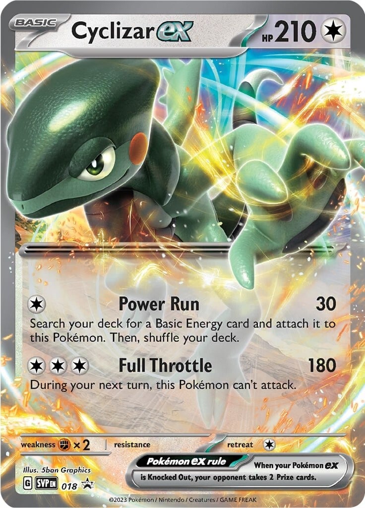Cyclizar ex (018) [Scarlet & Violet: Black Star Promos] - Pokémon - Card Brawlers | Quebec | Canada |
