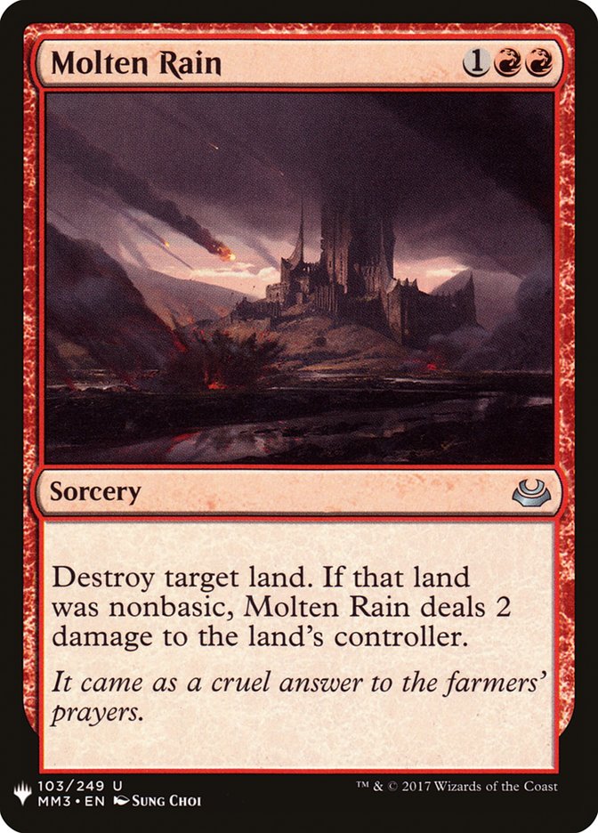 Molten Rain [Mystery Booster] - Magic: The Gathering - Card Brawlers | Quebec | Canada |