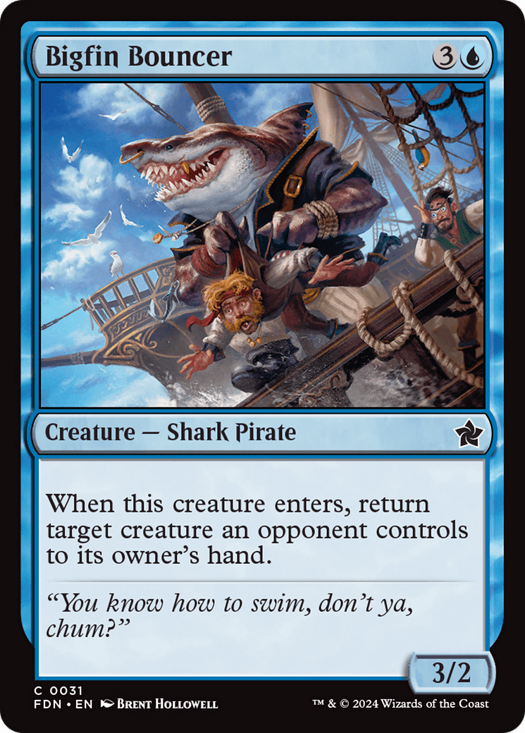 Bigfin Bouncer [Foundations] - Card Brawlers