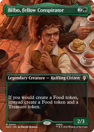 Bilbo, Fellow Conspirator (Borderless) (HOC-004) - The Hobbit: Eternal-Legal - Card Brawlers
