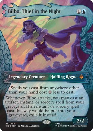 Bilbo, Thief in the Night (Showcase) (Surge Foil) (HOB-255) - The Hobbit Foil - Card Brawlers