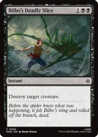 Bilbo's Deadly Slice (HOB-062) - The Hobbit Foil - Card Brawlers