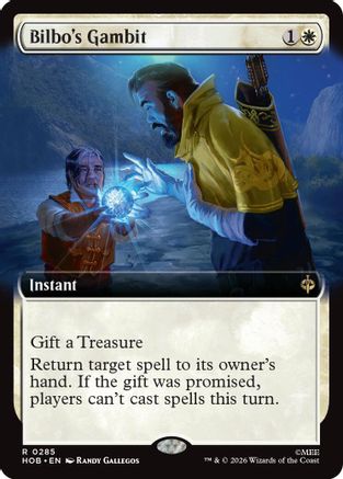 Bilbo's Gambit (Extended Art) (HOB-285) - The Hobbit Foil - Card Brawlers