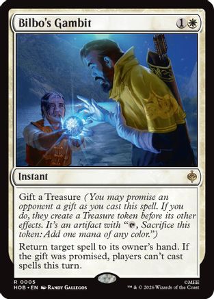 Bilbo's Gambit (HOB-005) - The Hobbit Foil - Card Brawlers