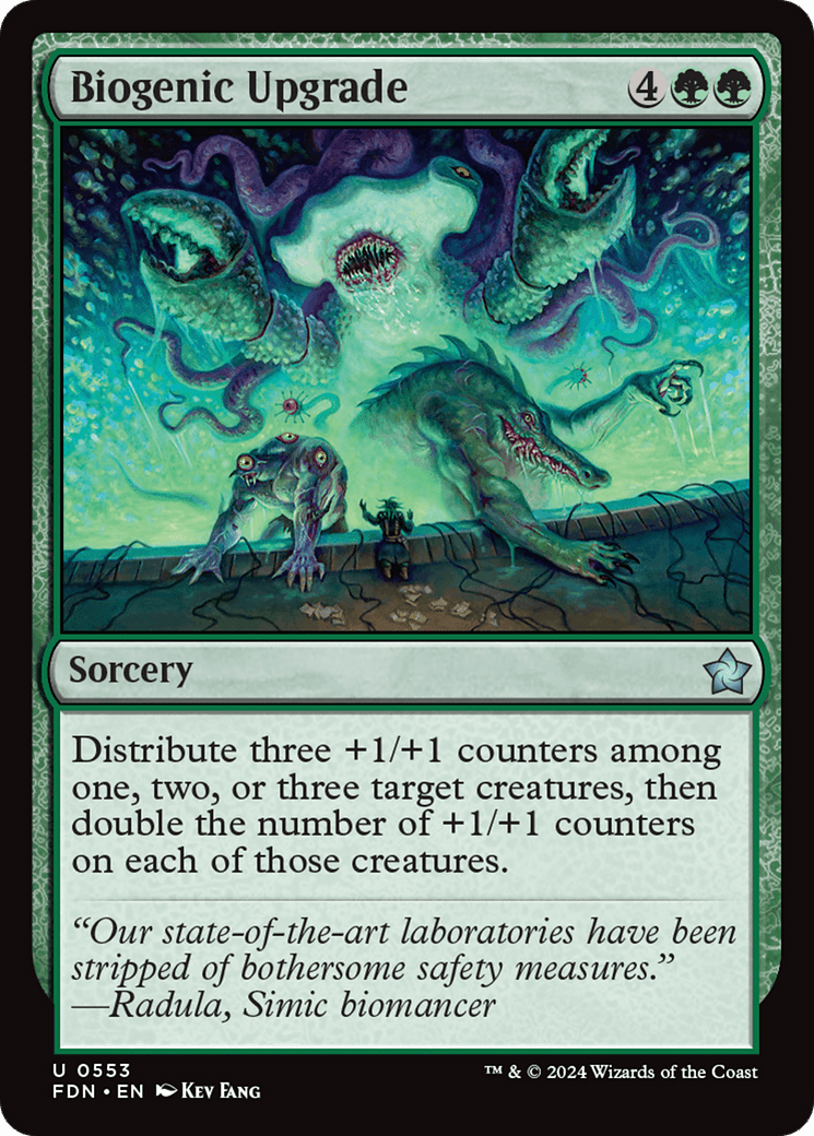Biogenic Upgrade [Foundations] - Card Brawlers