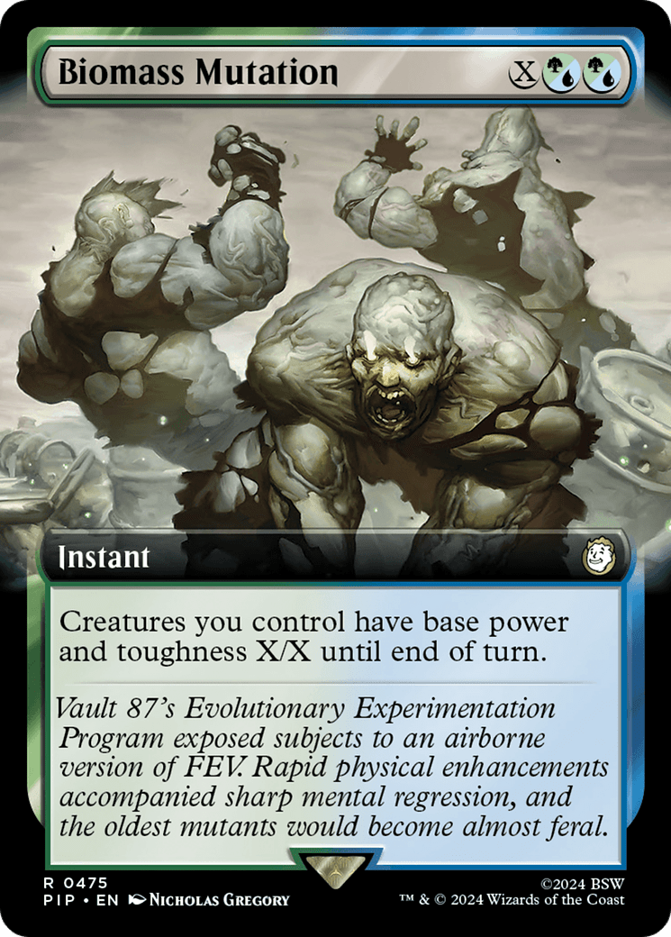 Biomass Mutation (Extended Art) [Fallout] - Card Brawlers