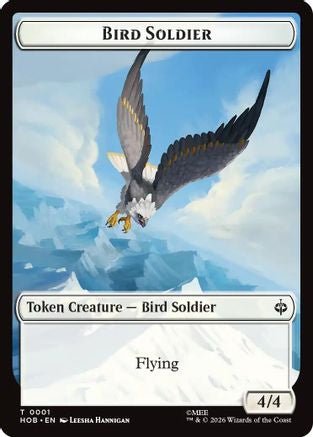 Bird Soldier // Axe Double-Sided Token (HOB-1 // 10) - The Hobbit - Card Brawlers