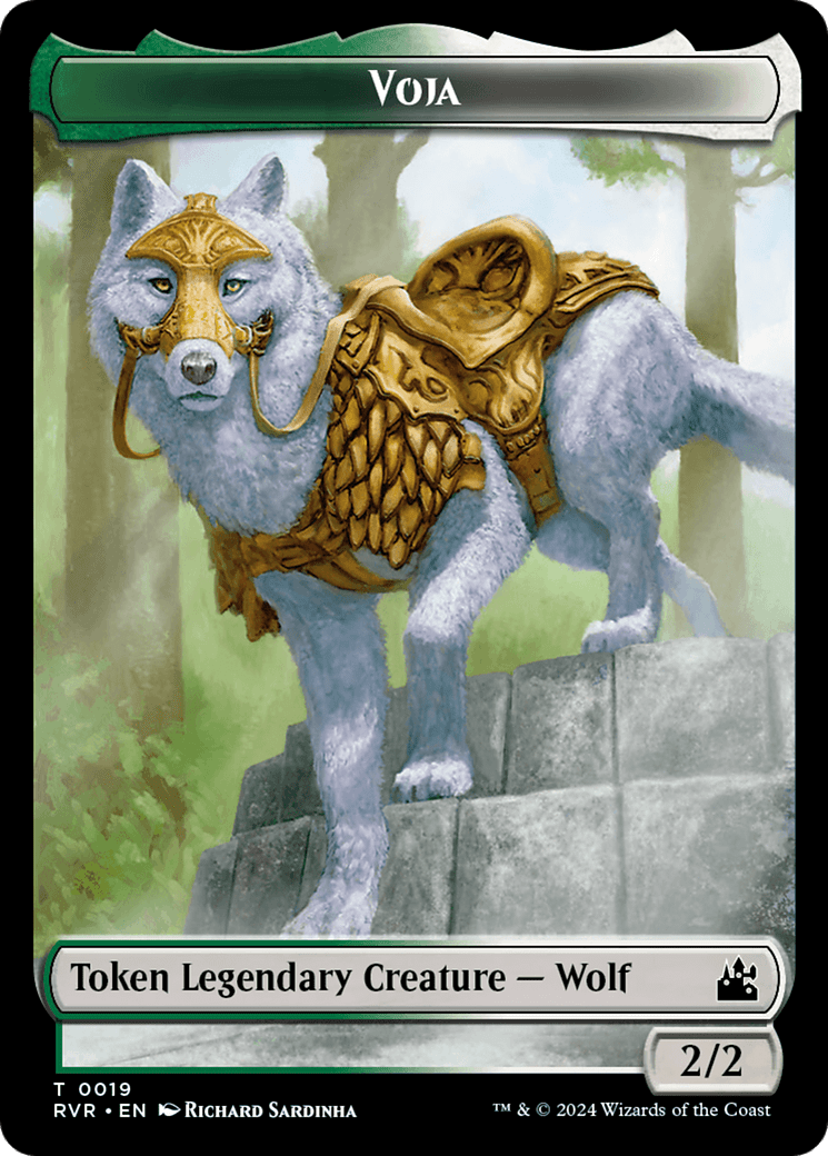 Bird // Voja Double - Sided Token [Ravnica Remastered Tokens] - Card Brawlers