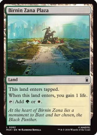 Birnin Zana Plaza (MSH-262) - Marvel Super Heroes - Card Brawlers