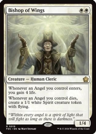Bishop of Wings (FDC-019) - Commander: Foundations - Card Brawlers