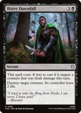 Bitter Downfall (HOC-185) - The Hobbit: Eternal-Legal - Card Brawlers