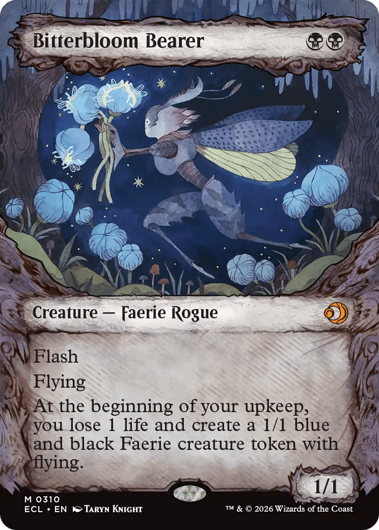 Bitterbloom Bearer (Showcase) [Lorwyn Eclipsed] - Card Brawlers