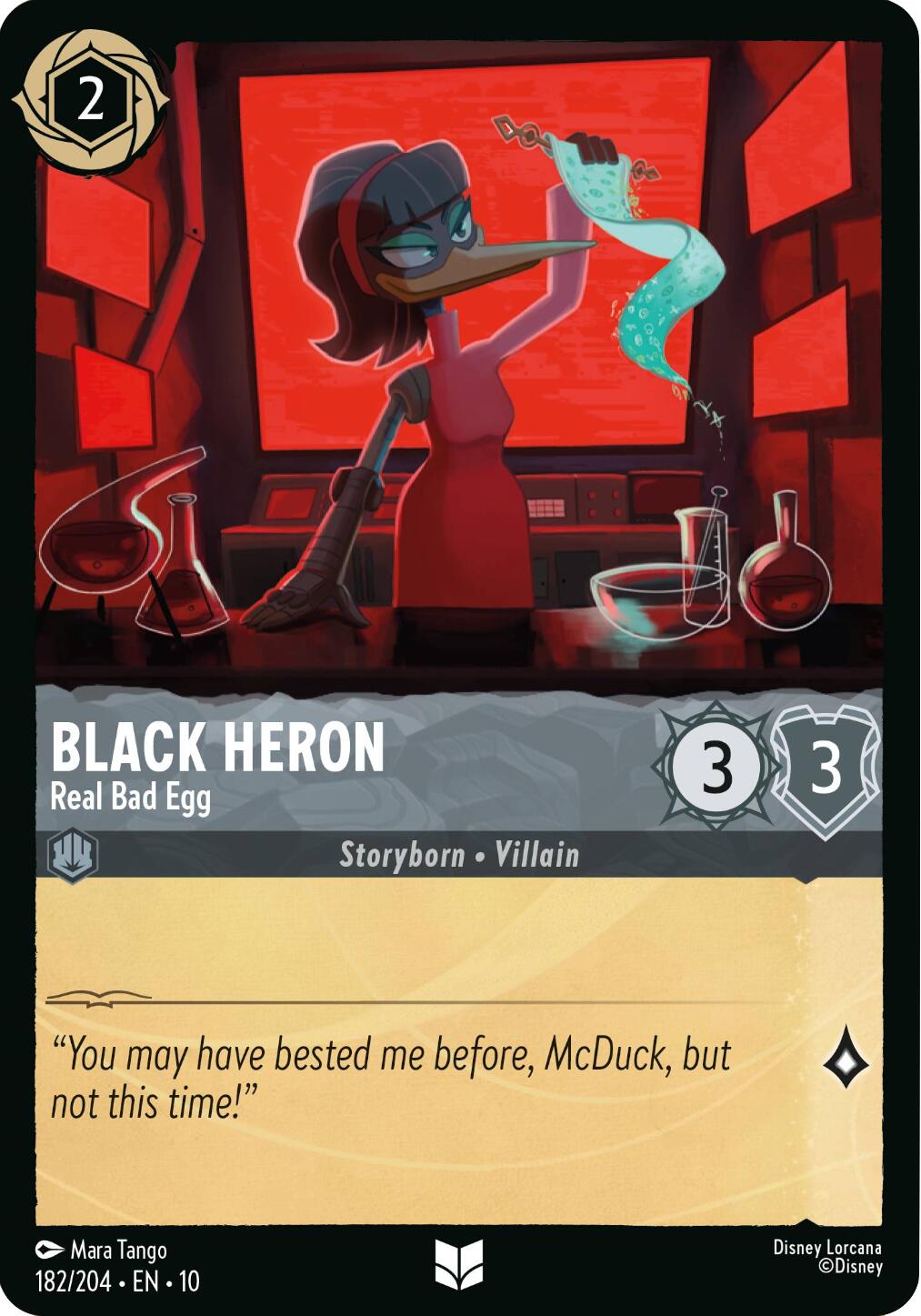 Black Heron - Real Bad Egg (182/204) [Whispers in the Well] - Card Brawlers