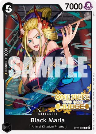 Black Maria (Judge Pack Vol. 7) (OP11-089) - One Piece Promotion Cards Foil - Card Brawlers
