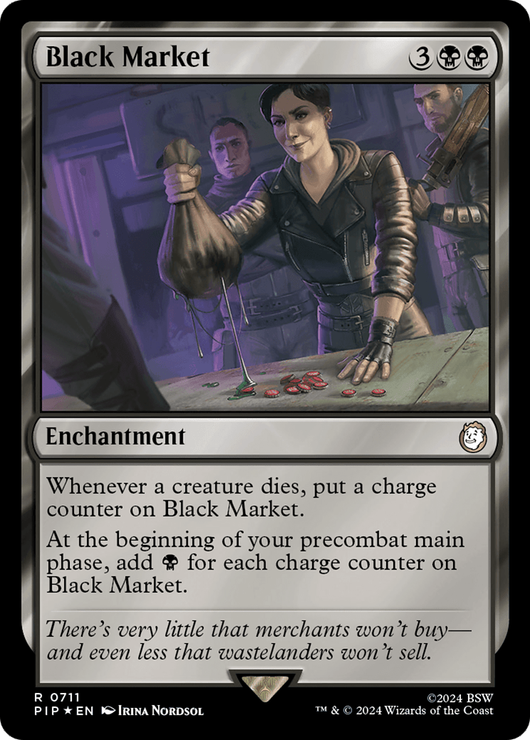 Black Market (Surge Foil) [Fallout] - Card Brawlers