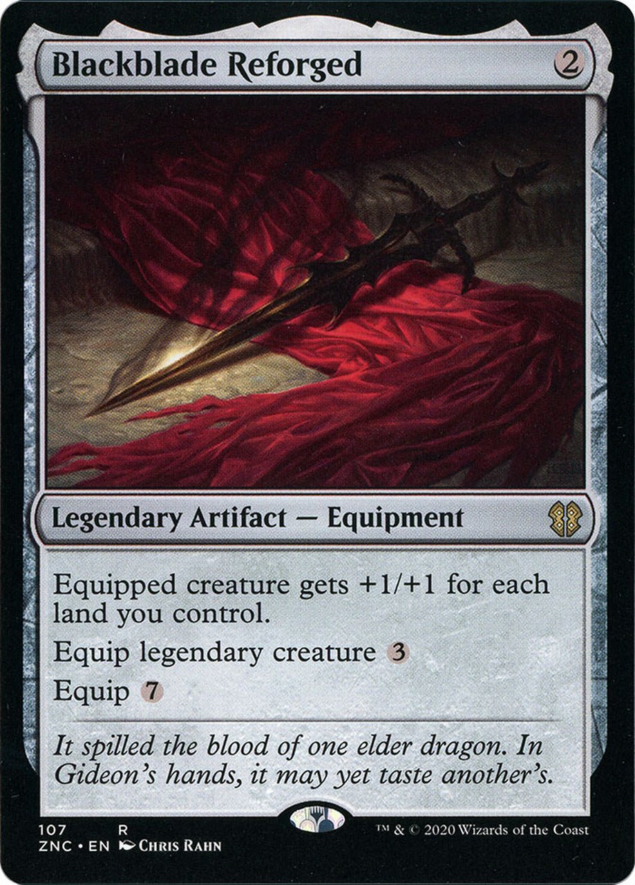Blackblade Reforged [Zendikar Rising Commander] - Card Brawlers