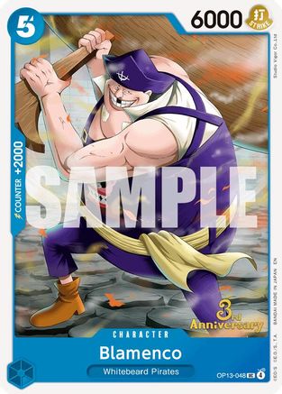 Blamenco (OP13-048) - Carrying On His Will: 3rd Anniversary Tournament Cards - Card Brawlers