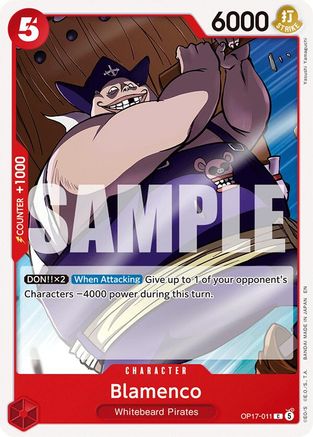 Blamenco (OP17-011) - The World's Strongest Warriors - Card Brawlers