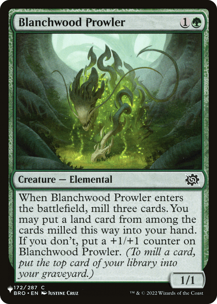 Blanchwood Prowler [The List] - Card Brawlers