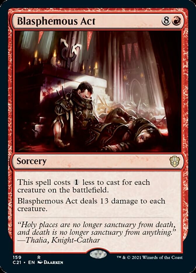 Blasphemous Act [Commander 2021] - Card Brawlers
