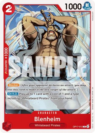 Blenheim (OP17-012) - The World's Strongest Warriors - Card Brawlers