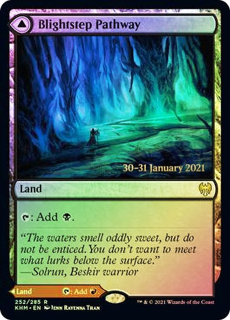 Blightstep Pathway // Searstep Pathway [Kaldheim Prerelease Promos] - Card Brawlers