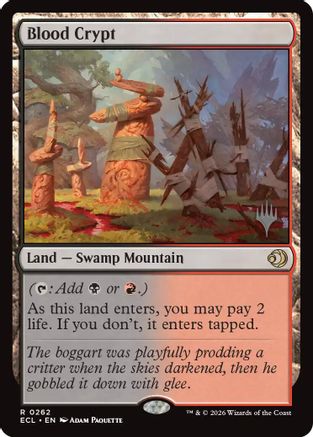 Blood Crypt (PPECL-262) - Promo Pack: Lorwyn Eclipsed - Card Brawlers