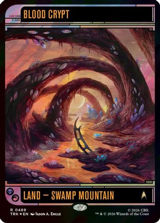 Blood Crypt (Surge Foil) (TRK-489) - Star Trek Foil - Card Brawlers