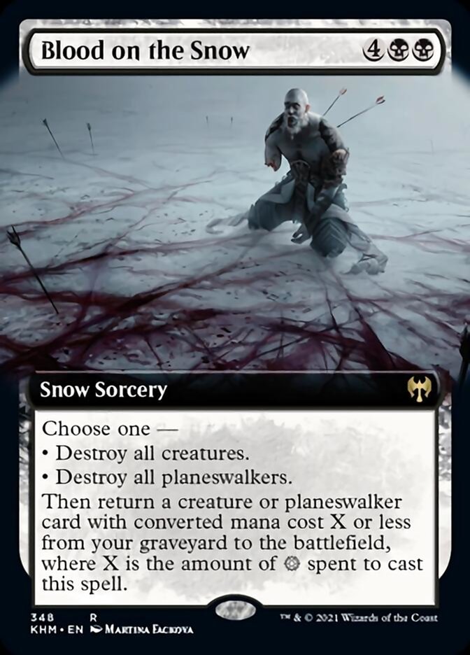 Blood on the Snow (Extended Art) [Kaldheim] - Card Brawlers