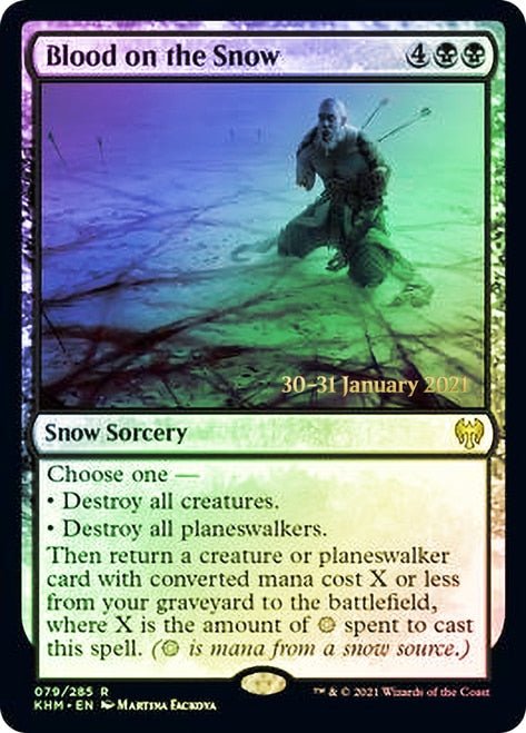Blood on the Snow [Kaldheim Prerelease Promos] - Card Brawlers