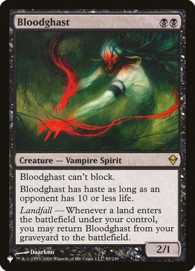 Bloodghast [The List] - Card Brawlers