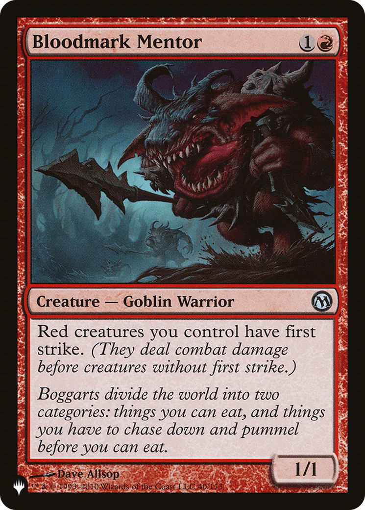 Bloodmark Mentor [The List] - Card Brawlers