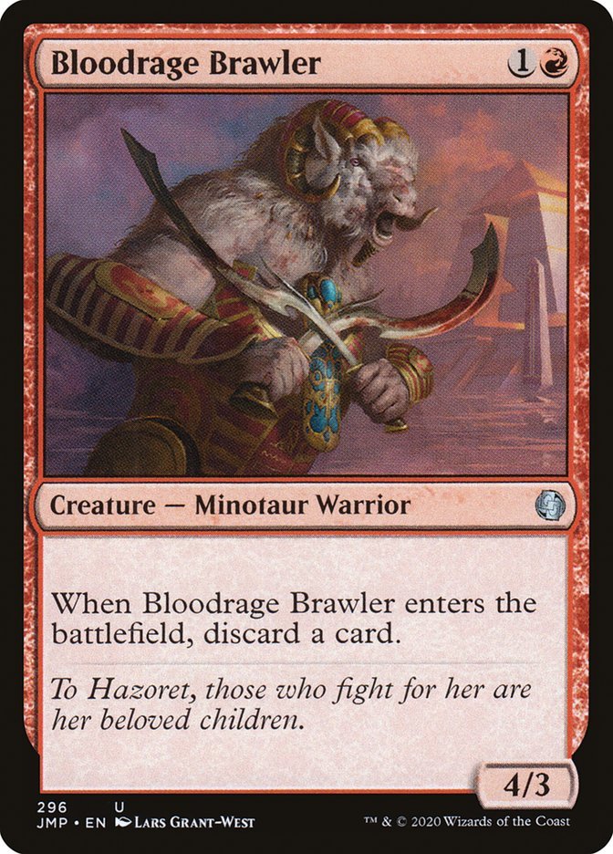 Bloodrage Brawler [Jumpstart] - Card Brawlers