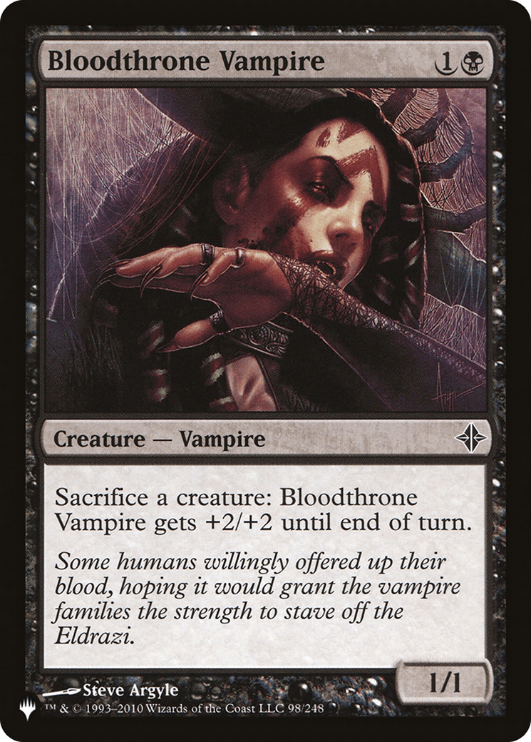 Bloodthrone Vampire [The List] - Card Brawlers