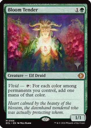 Bloom Tender (PPECL-166) - Promo Pack: Lorwyn Eclipsed Foil - Card Brawlers