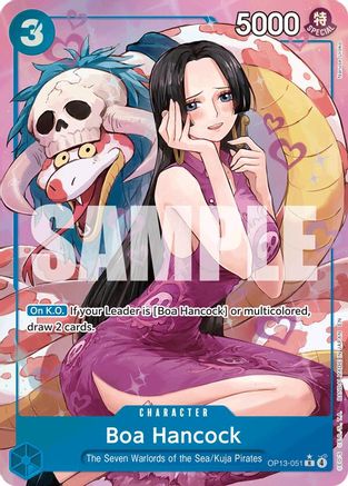 Boa Hancock (Alternate Art) (OP13-051) - Carrying On His Will Foil - Card Brawlers