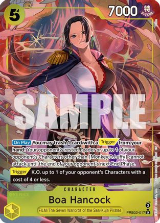 Boa Hancock (Alternate Art) (PRB02-017) - Premium Booster -The Best- Vol. 2 Foil - Card Brawlers