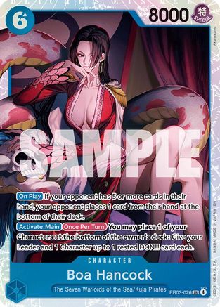Boa Hancock (EB03-026) - Extra Booster: One Piece Heroines Edition Foil - Card Brawlers