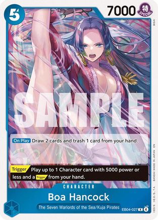 Boa Hancock - EB04-027 (EB04-027) - The Azure Sea's Seven Foil - Card Brawlers