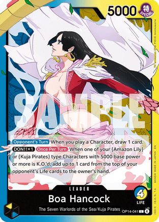 Boa Hancock - OP14-041 (OP14-041) - The Azure Sea's Seven - Card Brawlers