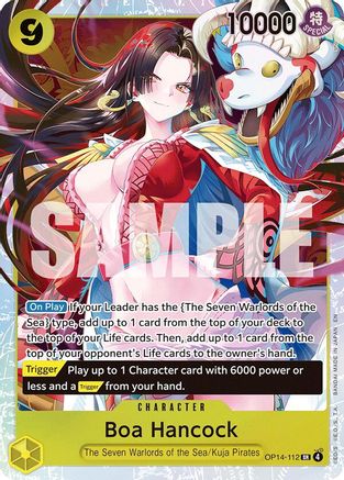 Boa Hancock - OP14-112 (OP14-112) - The Azure Sea's Seven Foil - Card Brawlers