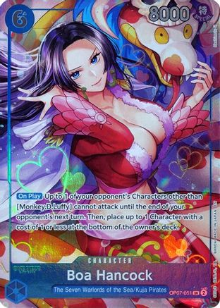 Boa Hancock (Seven Warlords of the Sea Binder Set) (OP07-051) - One Piece Promotion Cards Foil - Card Brawlers