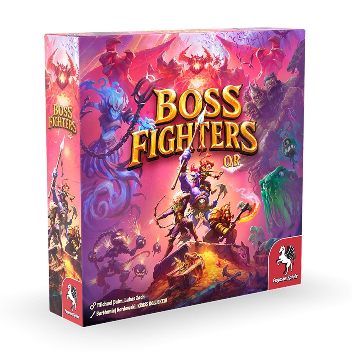 Board Game - Boss Fighters QR - Card Brawlers