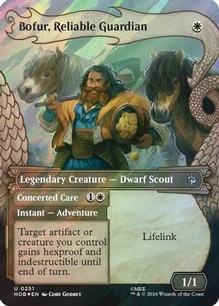 Bofur, Reliable Guardian (Showcase) (Surge Foil) (HOB-251) - The Hobbit Foil - Card Brawlers