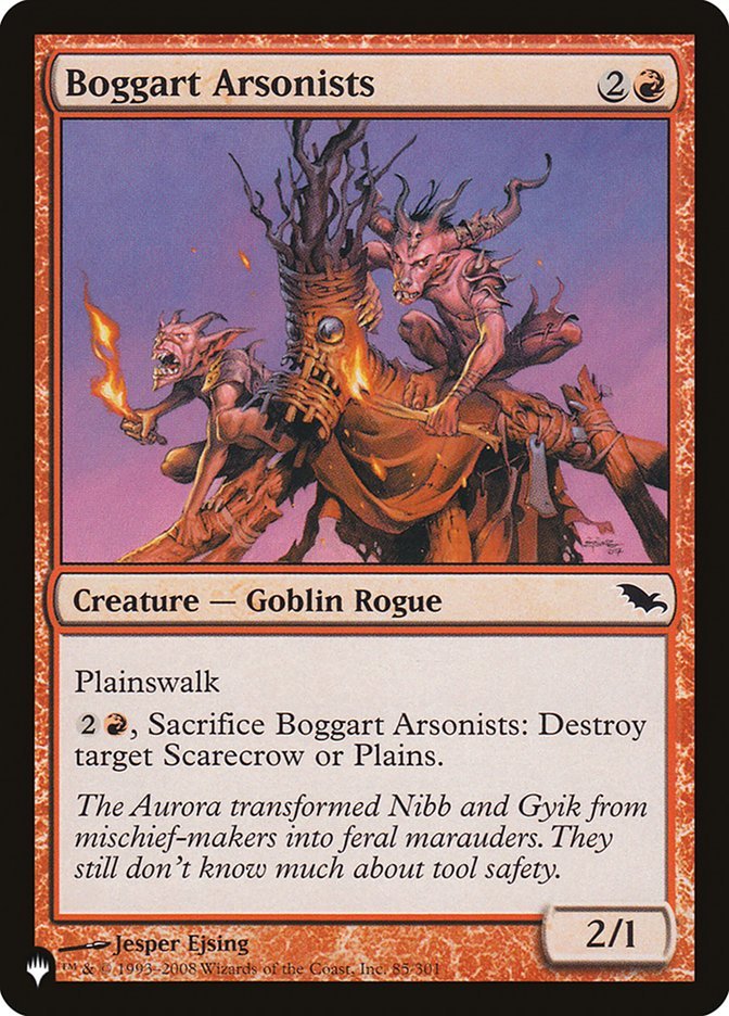 Boggart Arsonists [The List] - Card Brawlers
