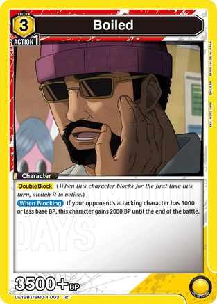 Boiled (UE19BT/SMD-1-003) - UE19BT SAKAMOTO DAYS - Card Brawlers