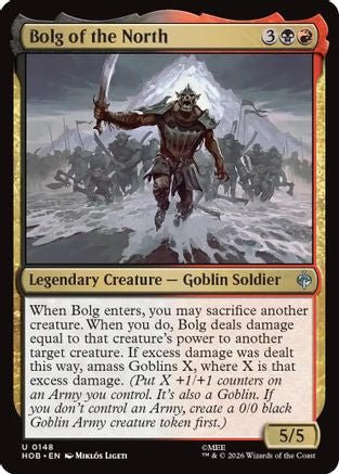 Bolg of the North (HOB-148) - The Hobbit Foil - Card Brawlers